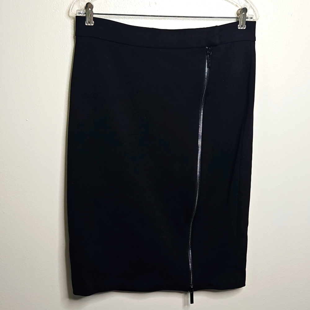 Michael Kors Black Ponte Pencil Skirt Size 12